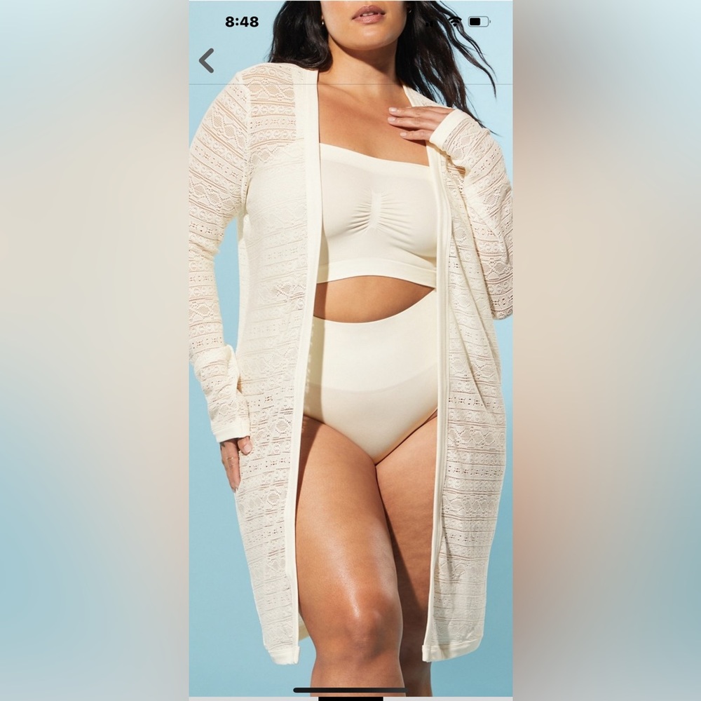 YITTY Knit Slip Long Cardigan